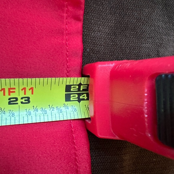 Halogen Red & Black Sateen Floral Print Sleeveless. Tie In Front Sz XS. - Picture 13 of 13